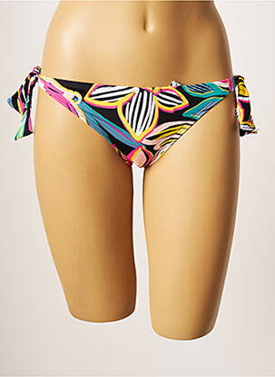 Bas de maillot de bain stretch bikini noir CHERRY BEACH femme