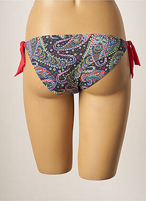 Bas de maillot de bain stretch bikini bleu CHERRY BEACH femme