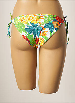 Bas de maillot de bain stretch bikini vert CHERRY BEACH femme
