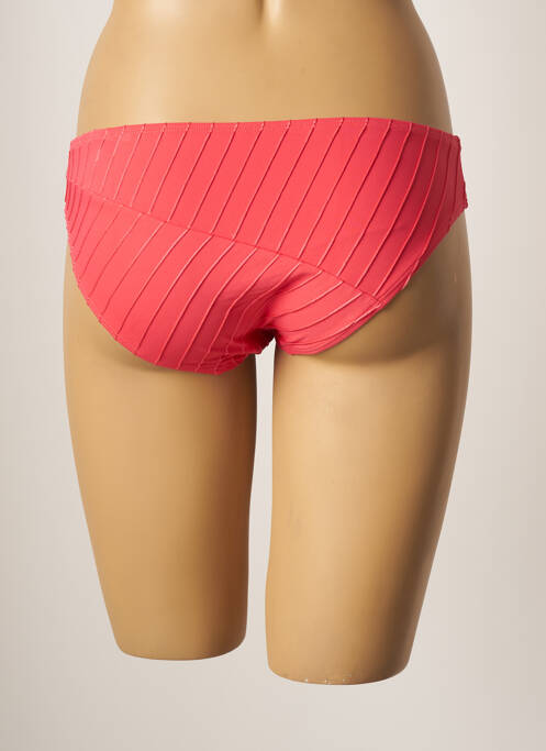 Bas de maillot de bain rose LOU pour femme