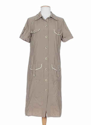 Robe mi-longue marron RHAPSODIE femme