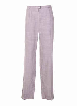 Pantalon droit violet WEINBERG femme