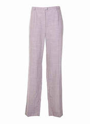 Pantalon droit violet WEINBERG pour femme seconde vue