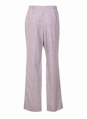 Pantalon droit violet WEINBERG pour femme seconde vue