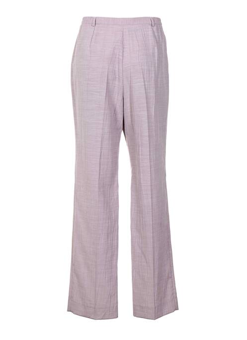 Pantalon droit violet WEINBERG femme