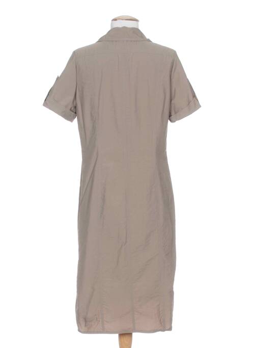 Robe mi-longue marron RHAPSODIE pour femme