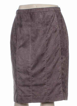 Jupe mi-longue marron PAUPORTÉ femme