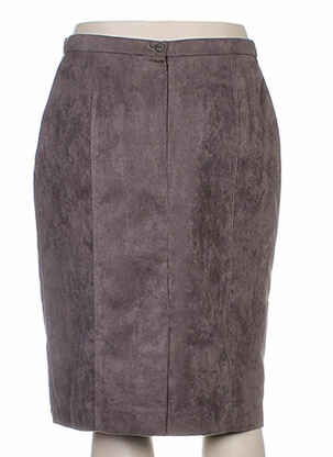 Jupe mi-longue marron PAUPORTÉ femme