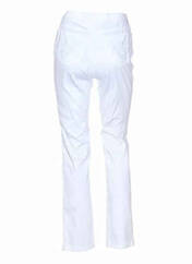 Pantalon droit blanc WEINBERG pour femme seconde vue