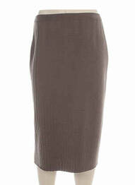 Jupe mi-longue marron PAUPORTÉ femme