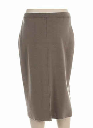 Jupe mi-longue beige PAUPORTÉ femme