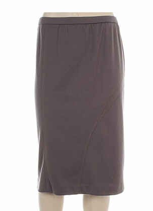Jupe mi-longue marron PAUPORTÉ femme