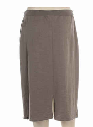 Jupe mi-longue beige PAUPORTÉ femme