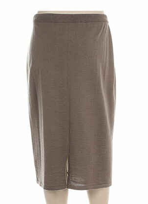 Jupe mi-longue beige PAUPORTÉ femme