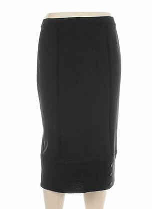 Jupe mi-longue noir PAUPORTÉ femme