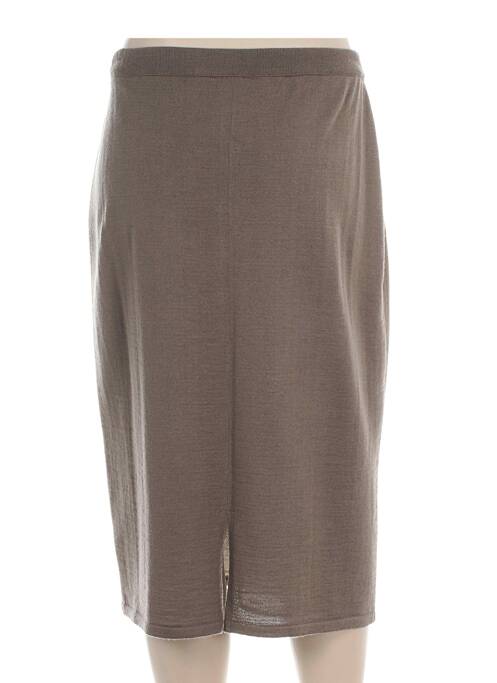 Jupe mi-longue beige PAUPORTÉ pour femme