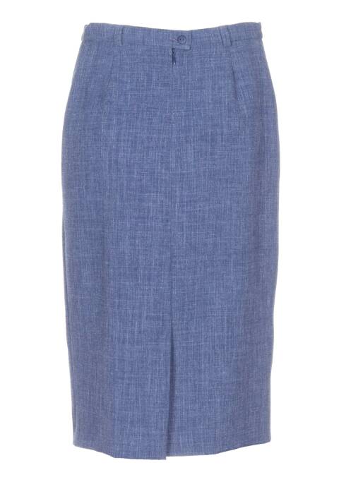 Jupe mi-longue bleu WEINBERG pour femme