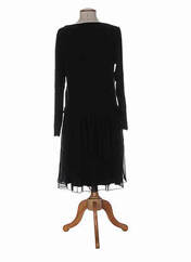 Robe mi-longue noir COLEEN BOW pour femme seconde vue