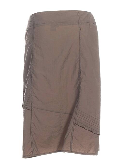 Jupe mi-longue marron WEINBERG pour femme