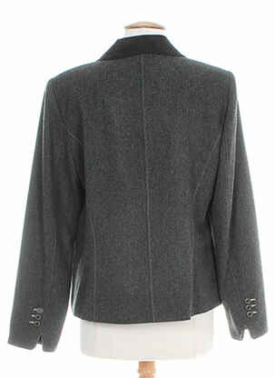 Veste casual col tailleur gris PAUPORTÉ femme