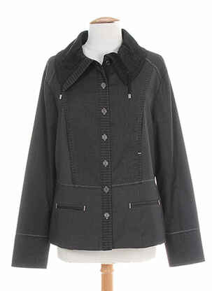 Veste casual finition intérieure doublée gris PAUPORTÉ femme