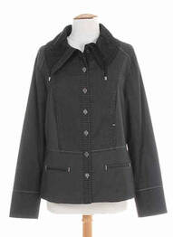 Veste casual finition intérieure doublée gris PAUPORTÉ femme
