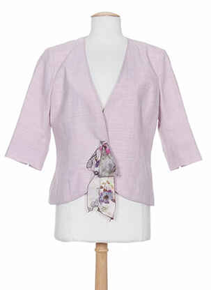 Veste casual finition intérieure doublée rose WEINBERG femme