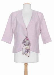 Veste casual finition intérieure doublée rose WEINBERG femme
