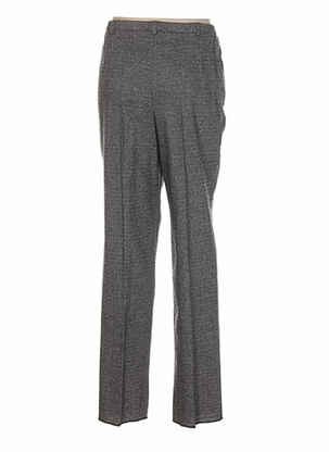 Pantalon droit fermeture zippée sous rabat boutonné taille normale gris PAUPORTÉ femme