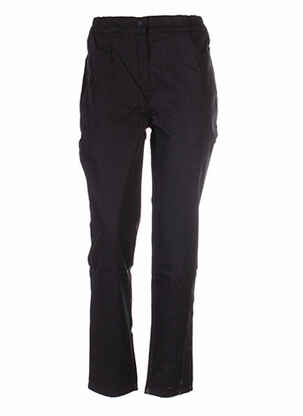 Pantalon droit stretch noir COLEEN BOW femme