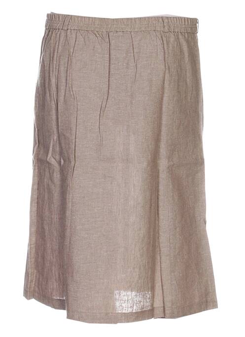 Jupe mi-longue beige COLEEN BOW pour femme