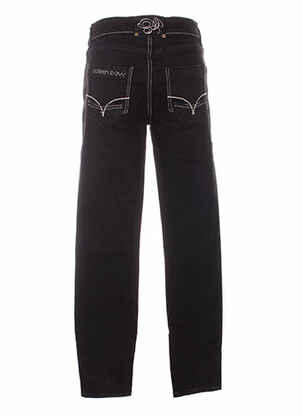 Jeans coupe slim taille normale taille normale noir COLEEN BOW femme