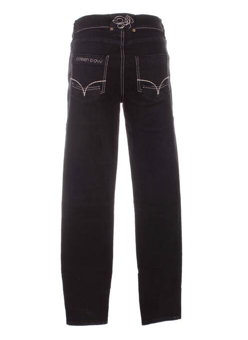 Jeans coupe slim noir COLEEN BOW pour femme