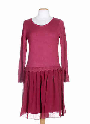 Robe pull rouge COLEEN BOW femme