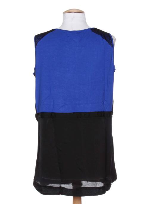 Tunique sans manche bleu COLEEN BOW pour femme