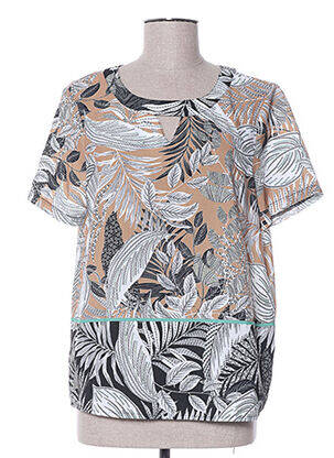 Blouse manches courtes manches courtes beige DIANE LAURY femme