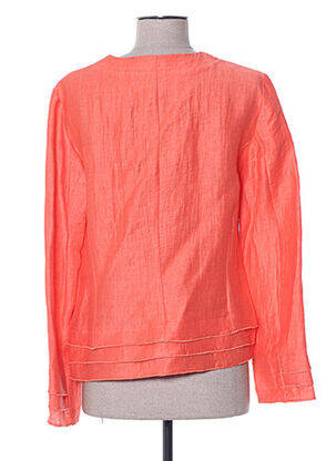 Veste chic fermeture boutonnée sur le devant orange DIANE LAURY femme