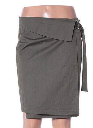 Jupe courte taille à pinces vert MEXX femme