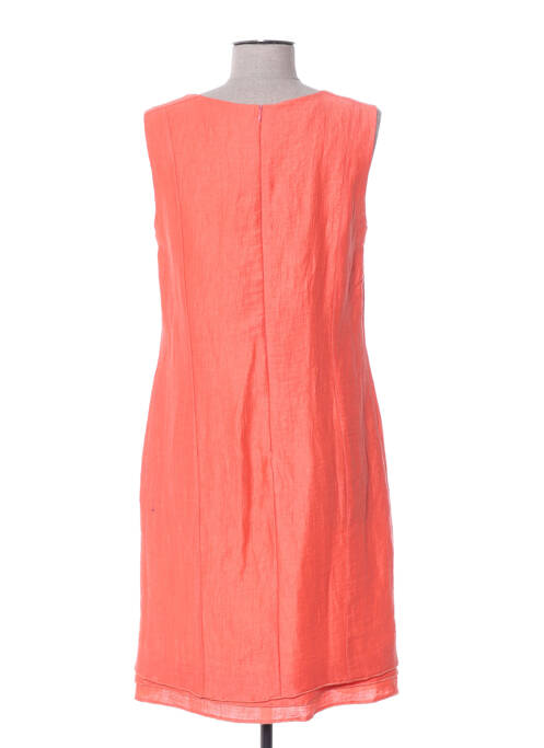 Robe mi-longue orange DIANE LAURY femme