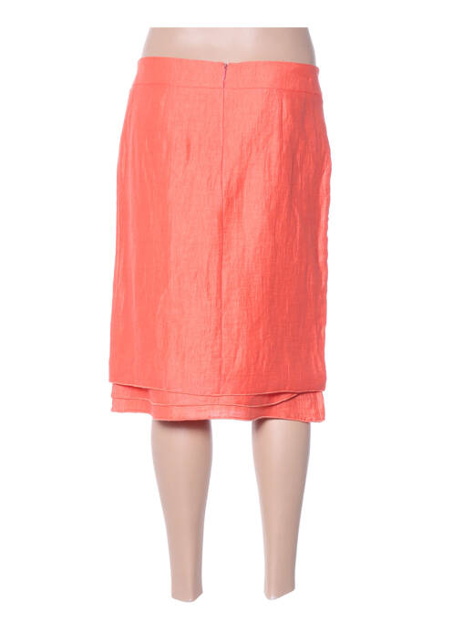 Jupe mi-longue orange DIANE LAURY pour femme