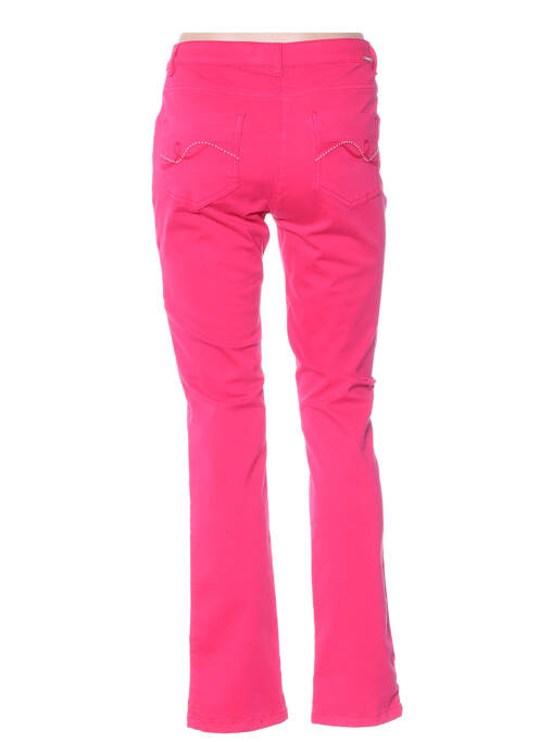 Pantalon droit rose DIANE LAURY pour femme
