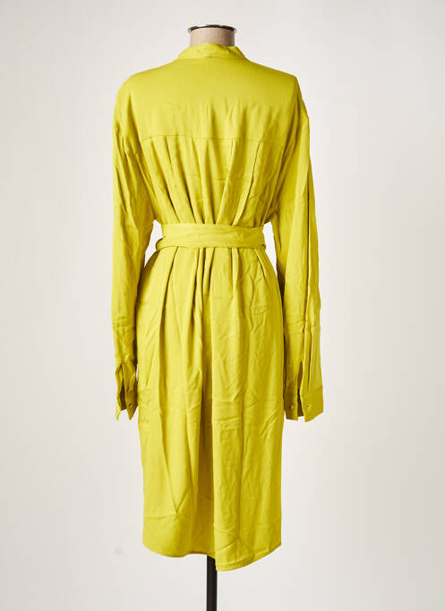 Robe mi-longue jaune IMPERIAL pour femme