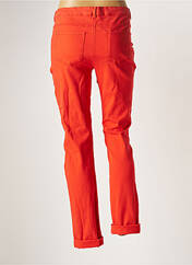 Pantalon slim orange LEYENDA & CO pour femme seconde vue