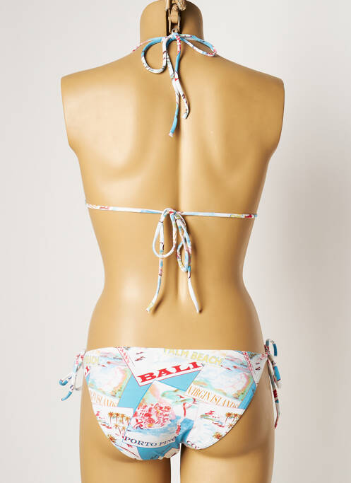 Maillot de bain 2 pièces bleu MANUEL CANOVAS pour femme
