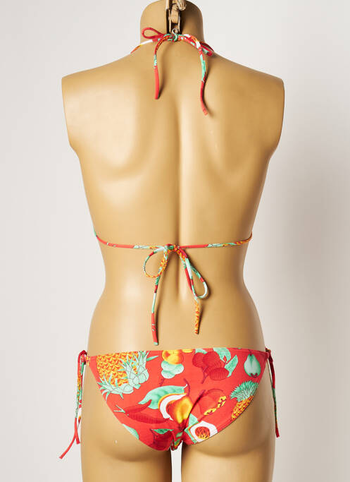 Maillot de bain 2 pièces rouge MANUEL CANOVAS pour femme
