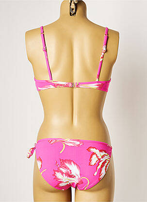 Maillot de bain 2 pièces stretch rose MANUEL CANOVAS femme