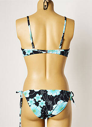 Maillot de bain 2 pièces stretch noir MANUEL CANOVAS femme