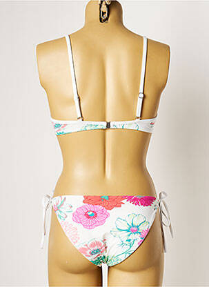 Maillot de bain 2 pièces stretch blanc MANUEL CANOVAS femme