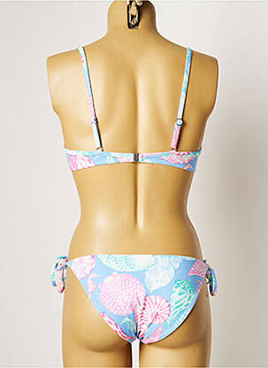 Maillot de bain 2 pièces stretch bleu MANUEL CANOVAS femme
