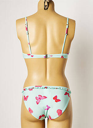 Maillot de bain 2 pièces haut soutien-gorge moulé haut soutien-gorge moulé vert MANUEL CANOVAS femme
